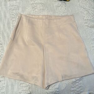 Zara Skort Double Slit - Skirt/ Shorts - Beige - Nude - High Waist